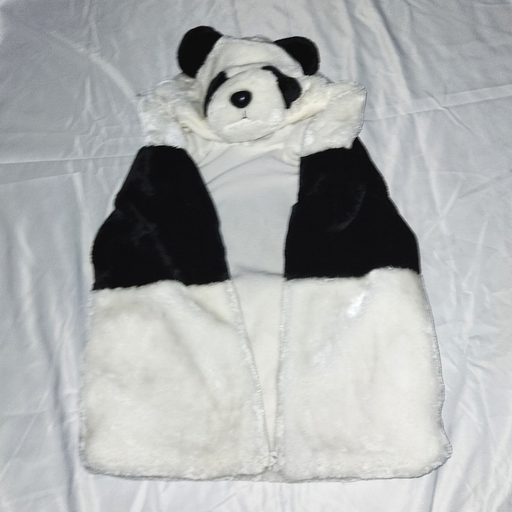 Furry Panda Vest